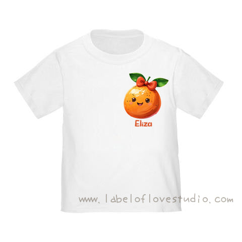 CNY Tee/ Romper - Cute Mandarin Orange