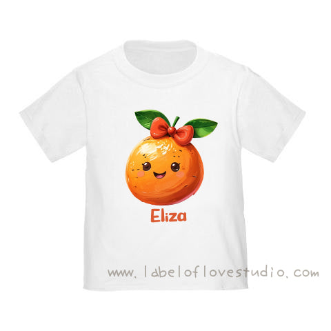 CNY Tee/ Romper - Cute Mandarin Orange