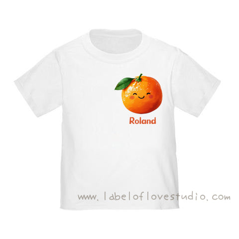 CNY Tee/ Romper - Cute Mandarin Orange