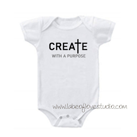 Created with a purpose romper/ tee