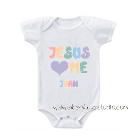 Jesus Loves Me Romper/ Tee