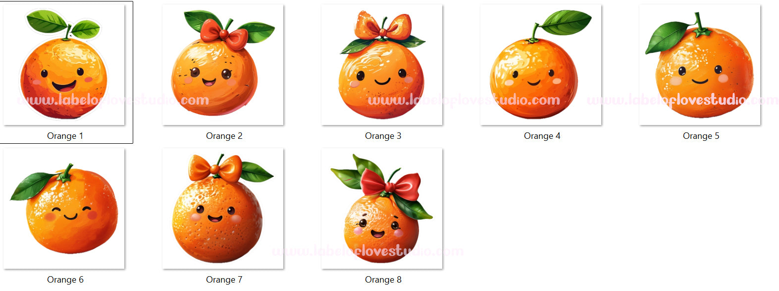 CNY Family Tees - 大吉大利  Cute Mandarin Oranges