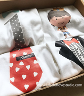 Cutie Pie Gift Set - 4 Rompers/ Tees