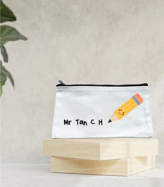 Teacher's Day Gift Pencil Case - Cute Pencil Scribbles