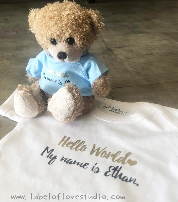 Corporate Beary Sweet Gift Set - Romper + Bear