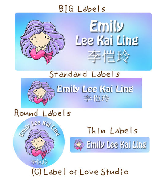 name stickers for kids