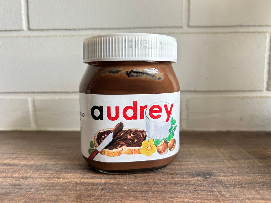 personalised nutella